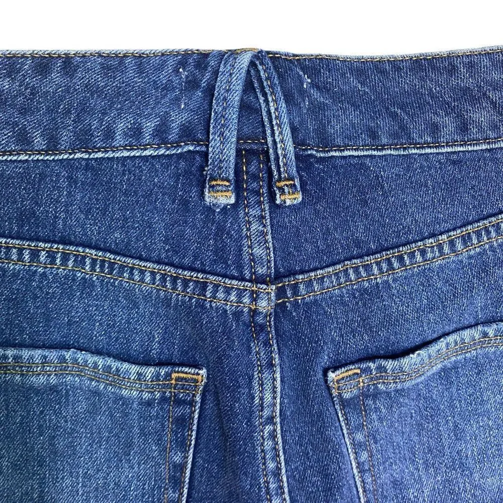 Good American High Rise Denim Shorts Size 25